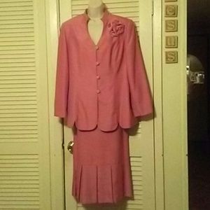 SIZE 14 PEERESS COLLECTION 2 PC SKIRT SUIT
